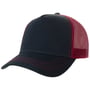Casquette Trucker Rapper Canvas bordeaux