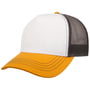 Casquette Trucker Rapper Canvas gris-jaune