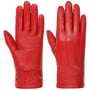 Gants en Cuir Spencer by Seeberger rouge