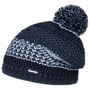 Bonnet à Pompon Brock Tricolour by Eisbär bleu foncé