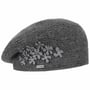 Béret en Tricot avec Fleurs et Perles by McBURN anthracite
