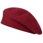 Béret Basque pour Femme Supersoft by Lipodo rouge foncé