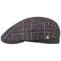 Casquette Burndell Check by Lierys Gold bleu foncé