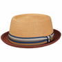 Chapeau en Paille Licano Toyo Pork Pie by Stetson nature-rouge