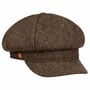 Casquette Gavroche Coco Tweed by Mayser marron foncé