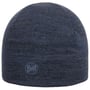Bonnet Midweight Melange Merino Wool by BUFF bleu-moucheté