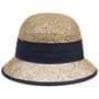 Chapeau Cloche en Paille Zostère by Seeberger bleu