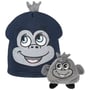 Bonnet pour Enfant Miki the Monkey bleu foncé
