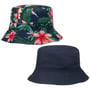 Chapeau Réversible Flower Bucket by Lipodo bleu foncé