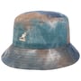 Chapeau en Tissu Tie Dye Bucket by Kangol bleu