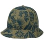 Chapeau en Coton Hibiscus Print Bucket by New Era olive