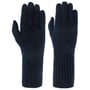 Gants avec Doigts en Cachemire by Seeberger bleu foncé