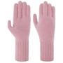 Gants avec Doigts en Cachemire by Seeberger rose