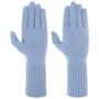 Gants avec Doigts en Cachemire by Seeberger bleu clair