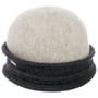 Chapeau Cloche Twotone Woolmark by Seeberger anthracite