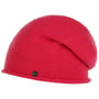Bonnet en Cachemire avec Bord Roulé by Lierys pink
