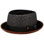 Chapeau en Tissu Daluno Pork Pie by Alfonso D’Este noir