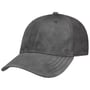 Casquette en Cuir Velours Classic by Stetson gris