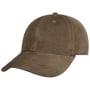 Casquette en Cuir Velours Classic by Stetson taupe