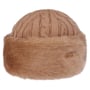 Bonnet Cable Knit Faux Fur by Barts beige