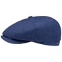 Casquette en Lin Hatteras Classic by Stetson bleu-moucheté