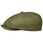 Casquette en Lin Hatteras Classic by Stetson olive-moucheté