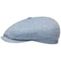 Casquette en Lin Hatteras Classic by Stetson bleu clair