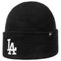 Bonnet Beanie Haymaker Cuff Dodgers by 47 Brand noir
