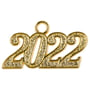 Pendentif 2022 pour Coiffe de Diplômé or