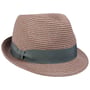 Chapeau en Paille Katalia Trilby by Seeberger orange