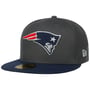 Casquette 59Fifty Patriots by New Era anthracite