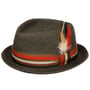 Chapeau en Paille Four-Colour Band Player noir