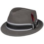 Chapeau en Laine Lancover Trilby by Stetson gris
