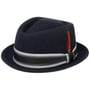 Chapeau en Laine Lancover Diamond by Stetson bleu foncé