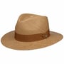 Chapeau Panama Twotone Stripes Traveller by Lierys nature-marron