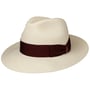 Chapeau Panama Amedeo Bogart by Borsalino nature-bordeaux