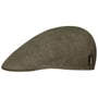 Casquette en Lin Herringbone by Borsalino olive