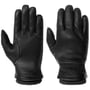 Gants en Cuir Souple Uni Goat by Stetson noir