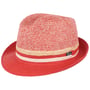 Chapeau en Paille Melanto Trilby by Lipodo roughe-moucheté