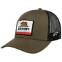 Casquette Trucker Cali by alpinestars olive