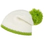 Bonnet à Pompon Twotone blanc-vert
