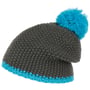 Bonnet à Pompon Twotone gris foncé