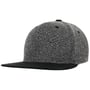Casquette avec Visière Plate Mélange anthracite-moucheté