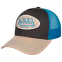 Casquette Trucker Boston Oval Patch by Von Dutch bleu foncé-marron