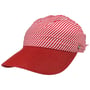 Casquette avec Bandana Stripes rouge