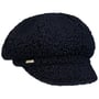 Casquette Gavroche Teddy Fur by Seeberger bleu foncé