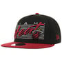 Casquette 9Fifty NBA Properties Heat by New Era noir-rouge