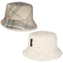 Chapeau Réversible Doriet Check Bucket by Mayser beige clair