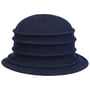 Chapeau en Laine Foulée Stina by Mayser bleu foncé