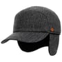 Casquette avec Oreillettes Herringbone by Mayser gris-noir